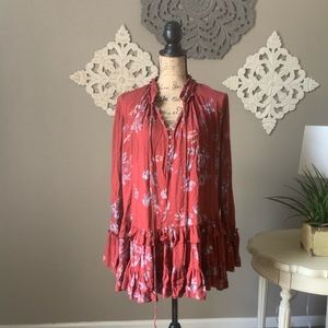 Flowy free people tunic